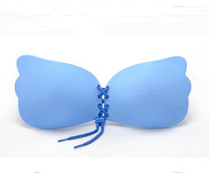 Strapless Adhesive Push-Up Bra | Invisible Rabbit-Style Backless Brassiere for Women