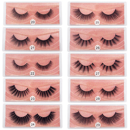 3d mink hair false eyelashes