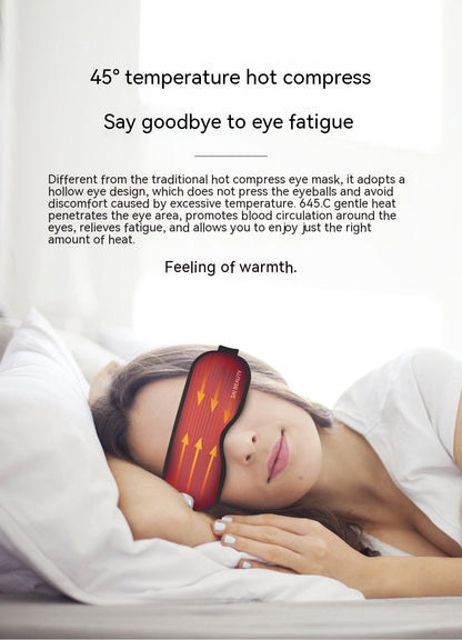 SteamEyeMask: Lycra Fabric Steam Eyeshade Shading Lunch Break Eye Mask