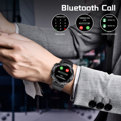 The Oxygen Link: Sleep & Bluetooth Calling Health Watch