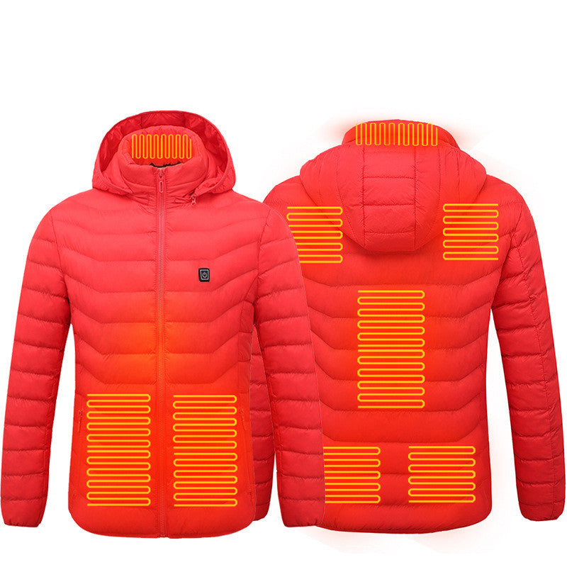 Carbon-Fiber USB Thermal Heated Power Coat