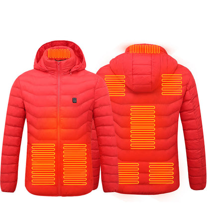 Carbon-Fiber USB Thermal Heated Power Coat