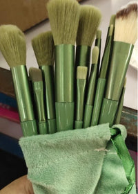 13 Green Cloth Bags