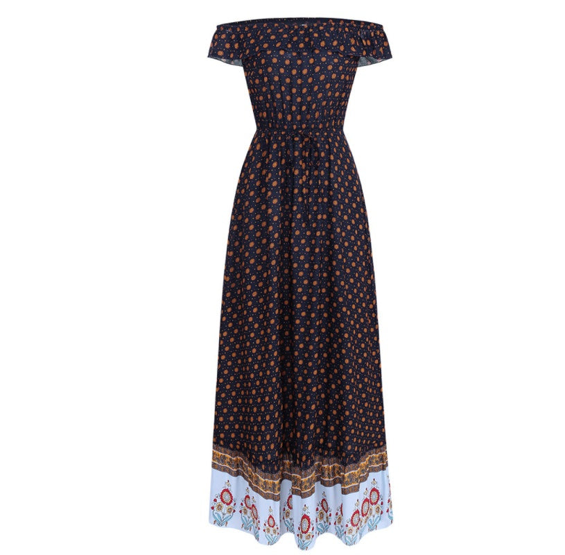 Bohemian Short Sleeve Dress