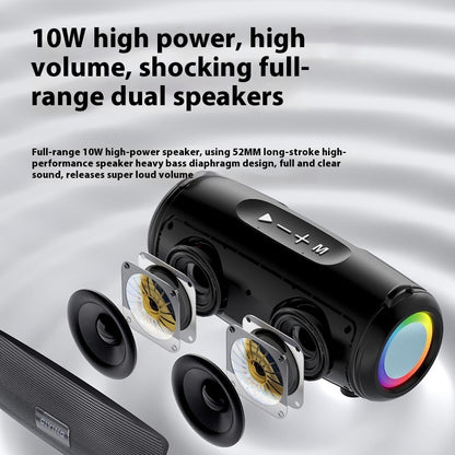 Smart Speaker, Wireless Bluetooth Speaker, Little Steel Cannon