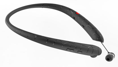 NeckBand RetractBT: Sports Retractable Handsfree Wireless Neckband Bluetooth Stereo Headphones