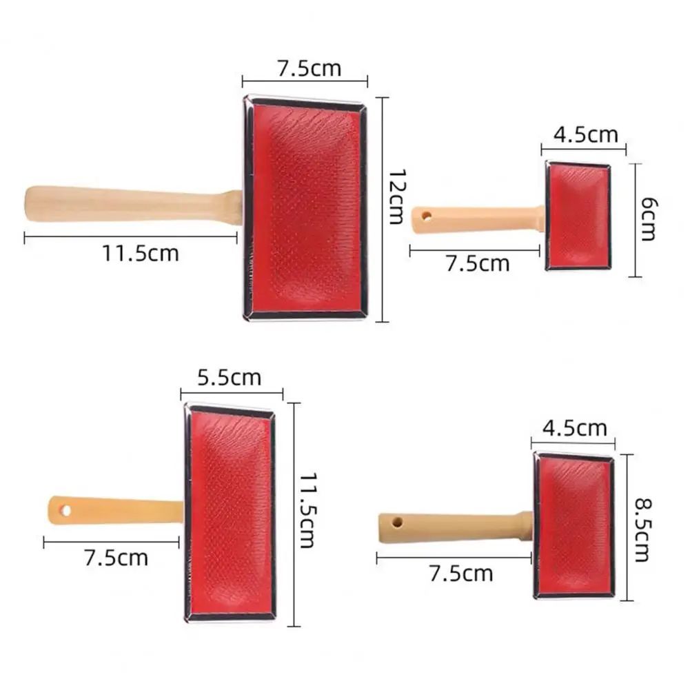 Pet Grooming Comb Durable Dog Cat Brush Gentle Stainless Steel Pet Comb For Removing Fur Tangles Safe Grooming Tool For Pets