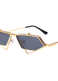 Gold frame grey