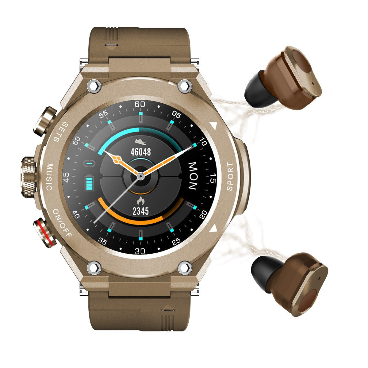 The Triple Threat: Bluetooth Headset, Music & Health Hybrid Watch