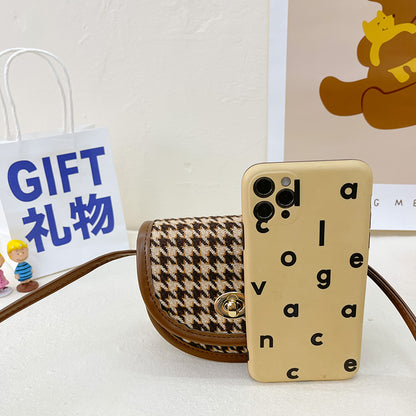 Checkerboard Edit: High-Texture Stylish Children’s Bag