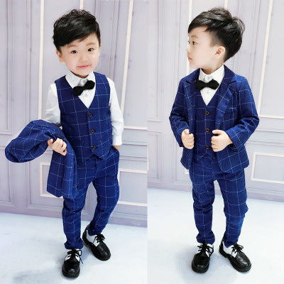 The Executive Trio: Boys’ Signature Three-Piece Formal Suit