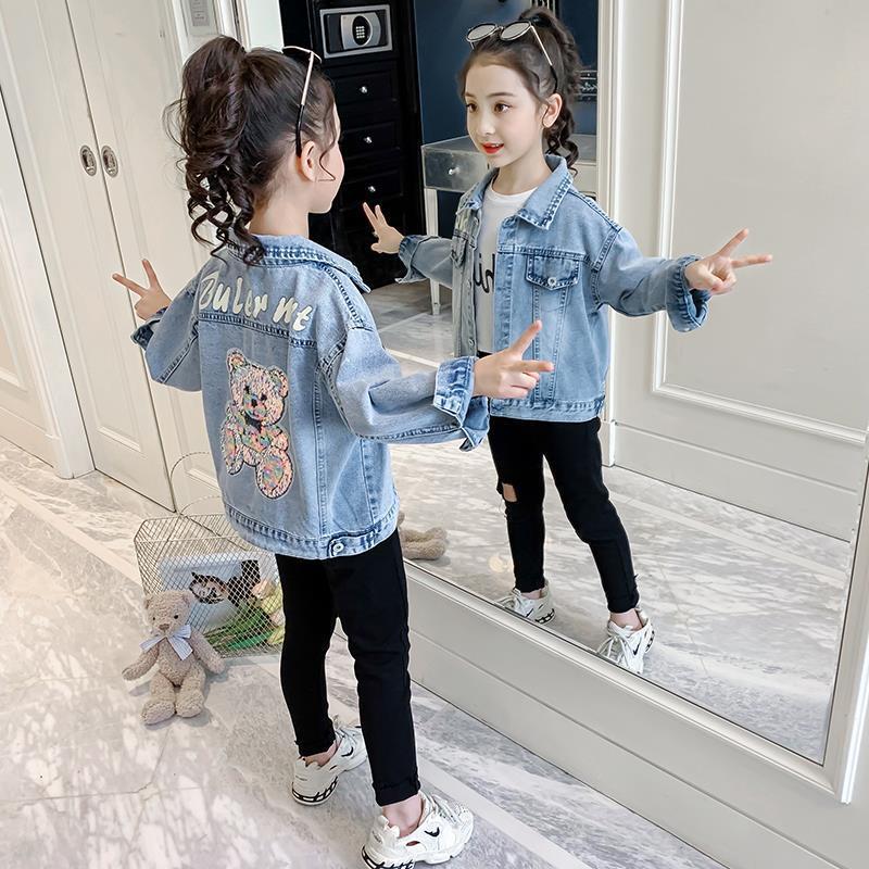 The Denim Icon: Cartoon Motif Denim Jacket Top