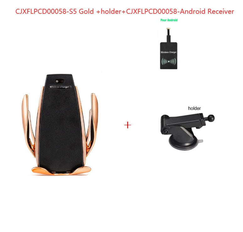 S5 CarMount: Intelligent Wireless Charging Automotive Phone Bracket