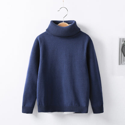 Nordic High-Collar Architectural Knitwear