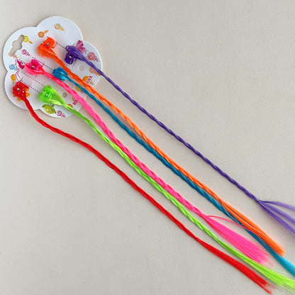 South Korea Children's Hair Accessories Ins Colorful Personality Wig Braid