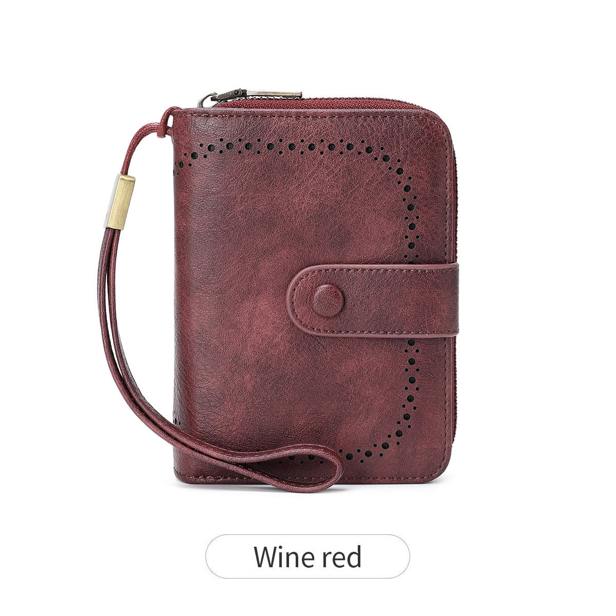 Leopard Print Multifunctional Zipper Retro Small Wallet