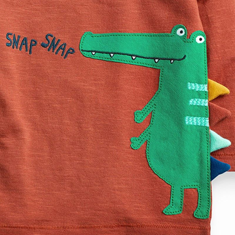 The Knitted Baseline: Knitted Cotton Signature Boy T-Shirt