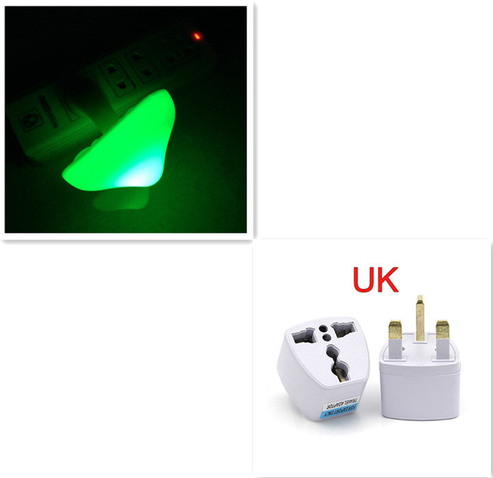 LED Mushroom Night Light | EU/US Plug-In Light Sensor Wall Lamp for Bedroom & Home Décor