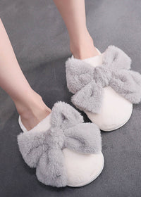 White Bottomed Gray Bow
