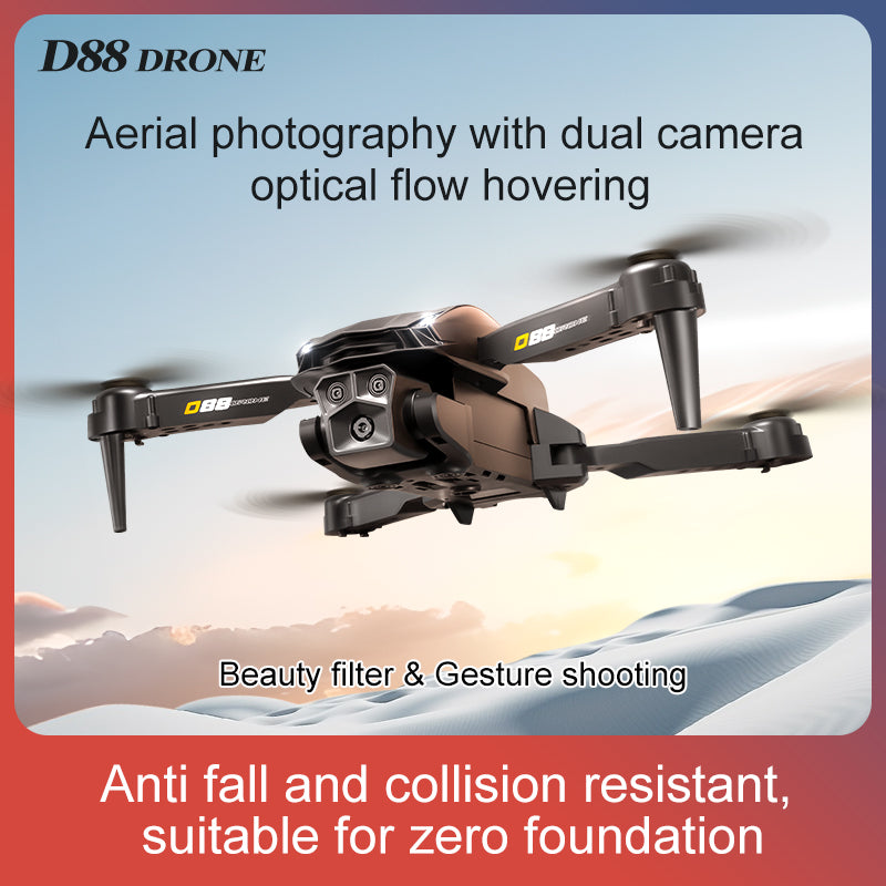 D88 Fixed-Altitude Stroboscopic Dual-Camera Drone
