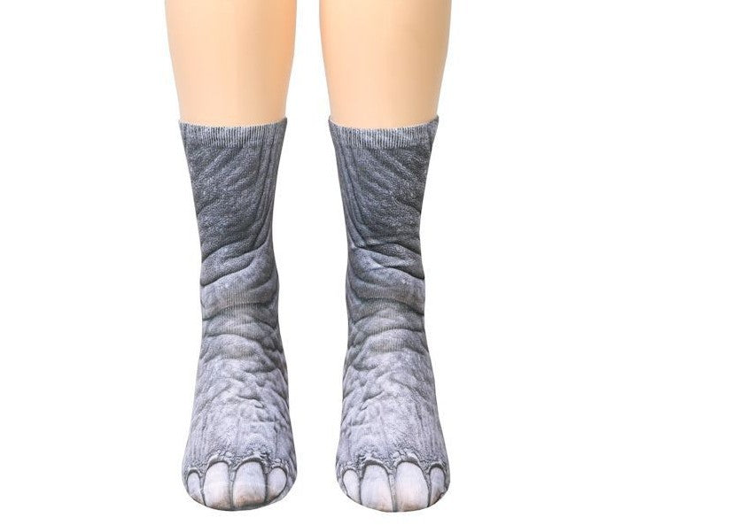 The Feline Paw: 3D Animal Paw Cute Long Socks