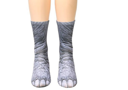 The Feline Paw: 3D Animal Paw Cute Long Socks