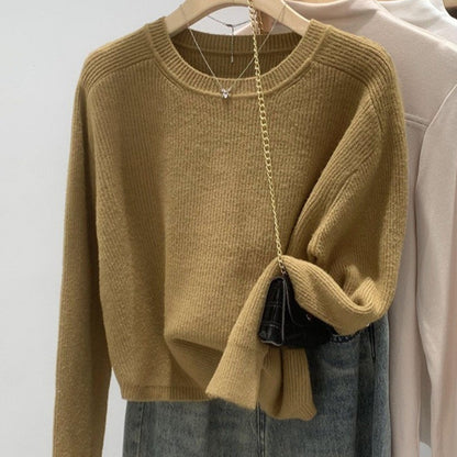 Simple Casual All-match Sweater Top
