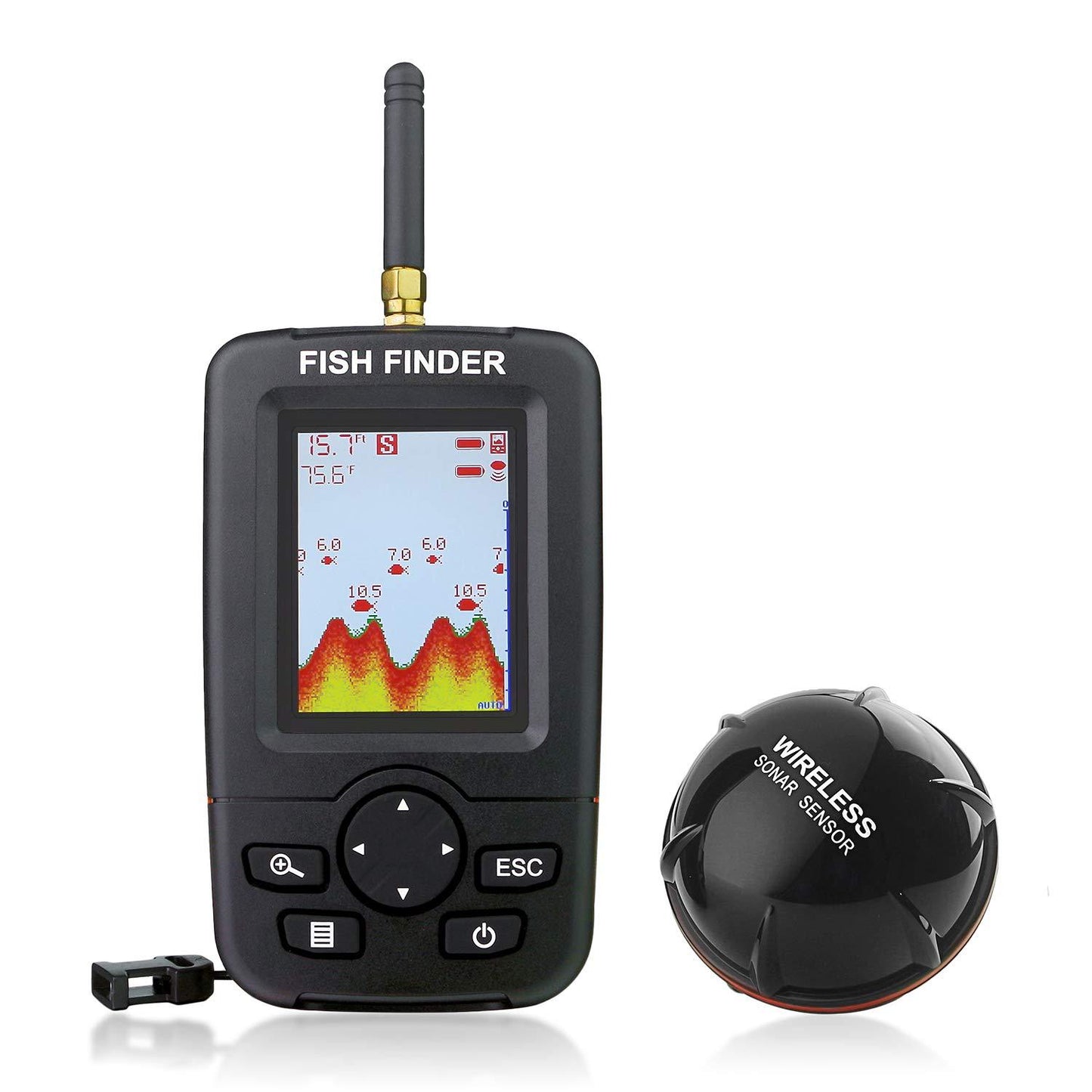 Smart Wireless Fish Finder Accurate Detection Of Fish Group Positions Various Styles