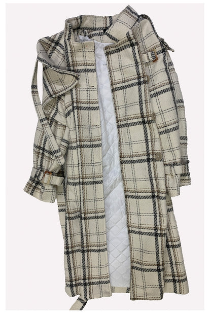 High Sense Autumn And Winter Woolen Coat Female Long Thickened