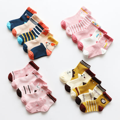 The Fauna Foot: Cartoon Animal Cotton Signature Socks