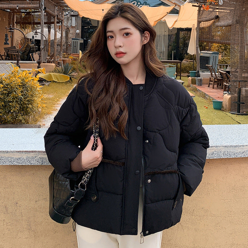 Women's Casual Short Cotton Coat Jacket