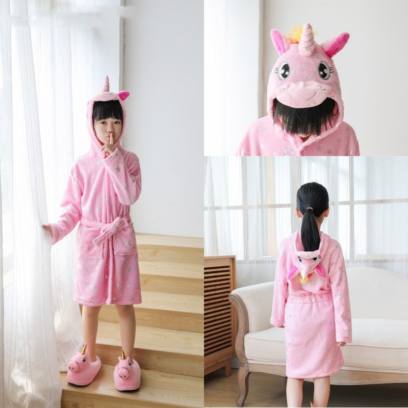 The Tenma Robe: Flannel Children’s Home Nightgown