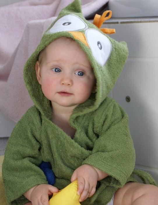 Hooded Baby Bath Towel & Robe | Soft Cotton Cartoon Animal Bathrobe for Infants & Toddlers