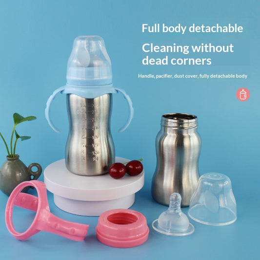 Baby Newborn Drinking Water Wide Mouth With Detachable Handle Bottle