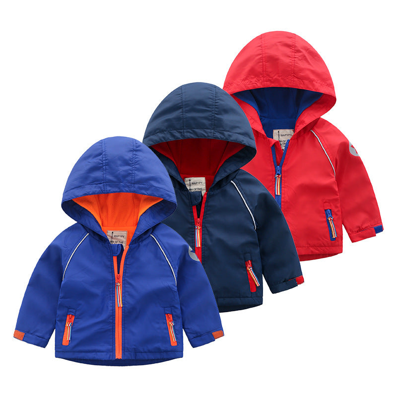 The Fleece Pacing: Boys’ Hooded Fleece Performance Jacket