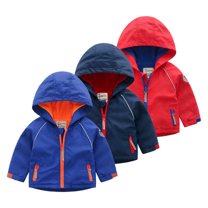 The Fleece Pacing: Boys’ Hooded Fleece Performance Jacket
