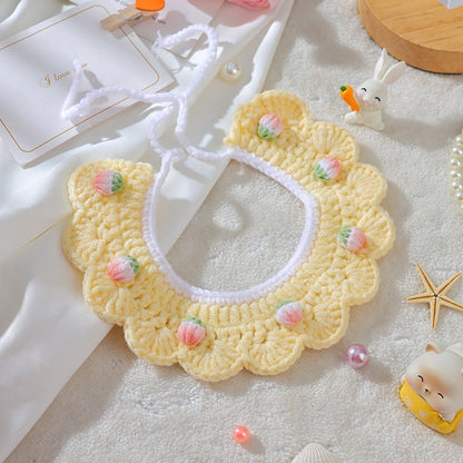 Wool Woven Collar British Shorthair Kittens Handmade