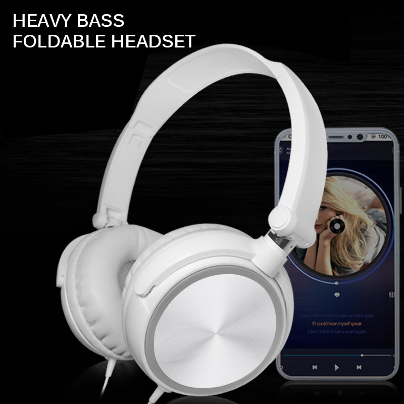 BandAir: Portable Headband Over-Ear Wired Headphones