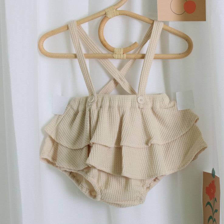 The Linen Vintage: Linen-Cotton Floral Romper & Top Set