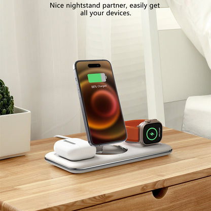 MagFold Desk: Adjustable Magnetic Charging Bracket & Desktop Dock