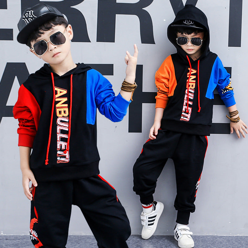 The Big Boy Kinetic: Korean-Style Long-Sleeve Sports Two-Piece