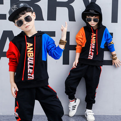 The Big Boy Kinetic: Korean-Style Long-Sleeve Sports Two-Piece