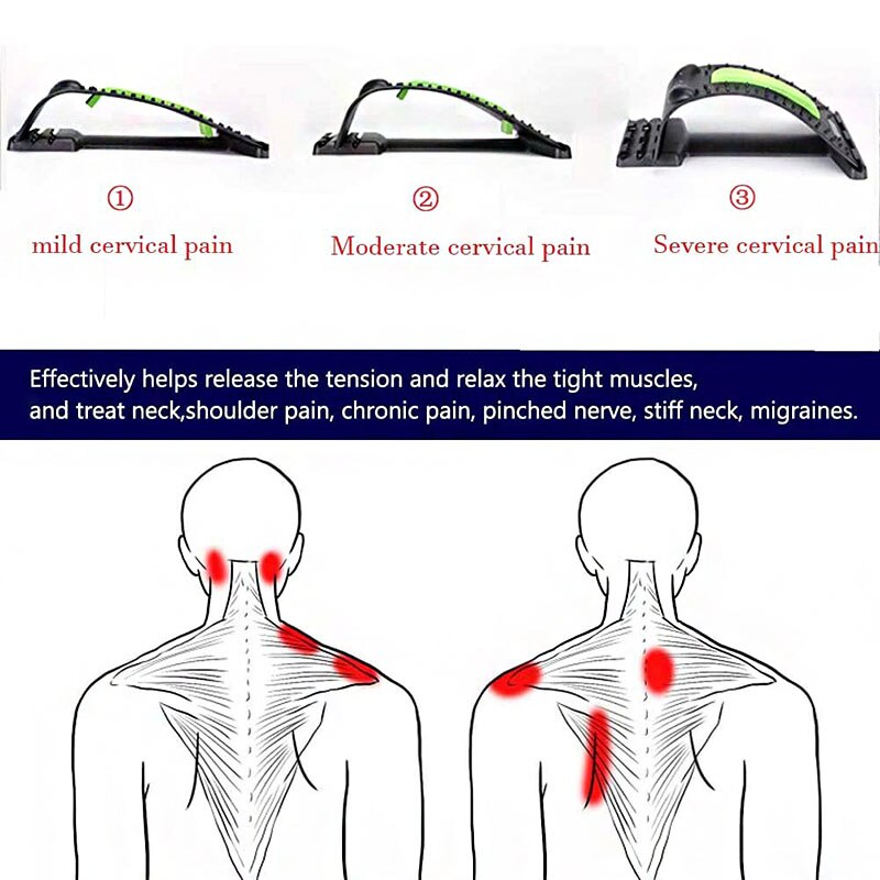 NeckTraction Corrector: Neck Massage Cervical Traction Acupressure Posture Corrector