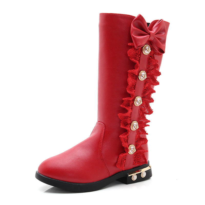 Fleece-Lined Grace: Girls’ New Winter Fleece Boots