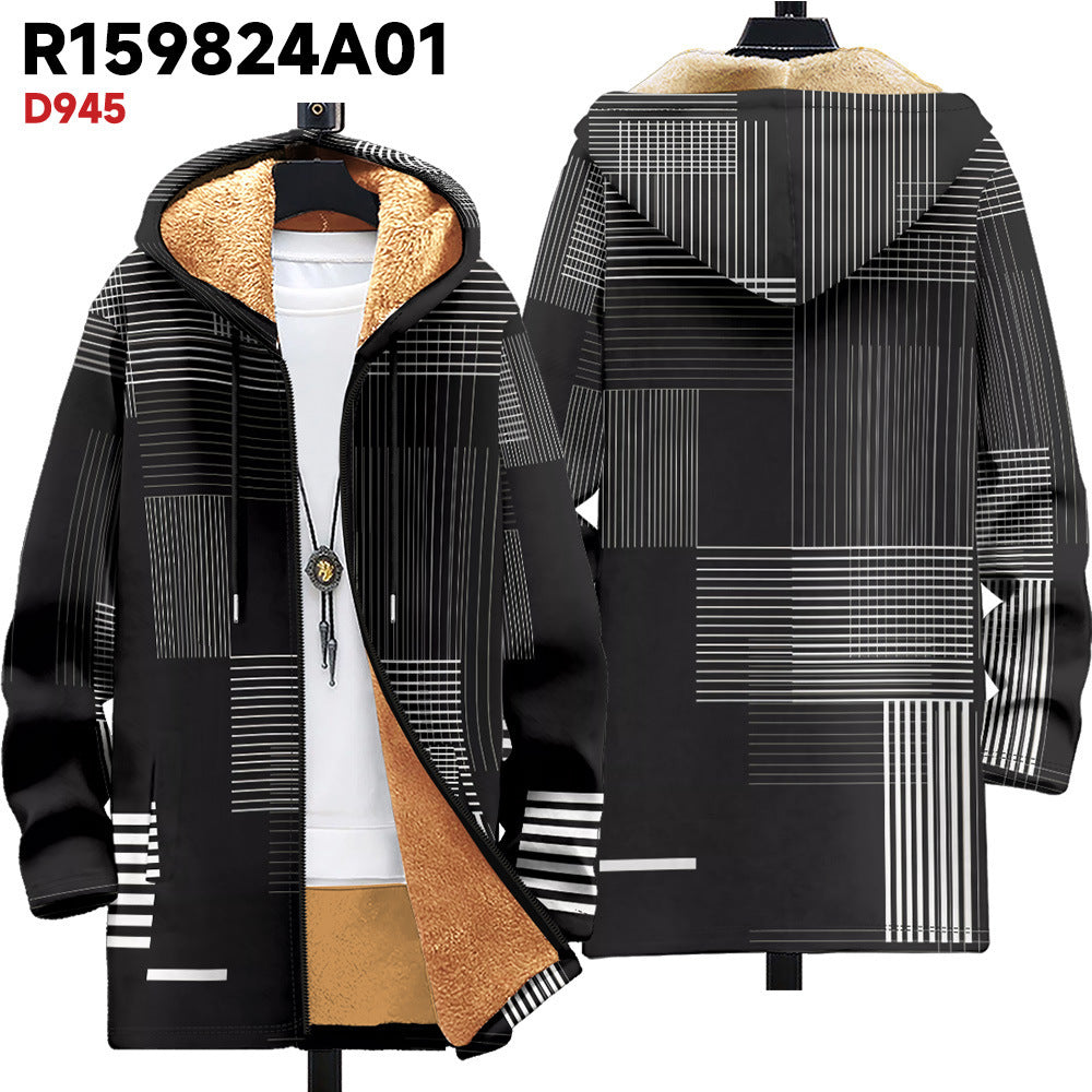 Hooded Cardigan Thick Winter Clothes Cozy Layered Essential