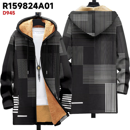 Hooded Cardigan Thick Winter Clothes Cozy Layered Essential