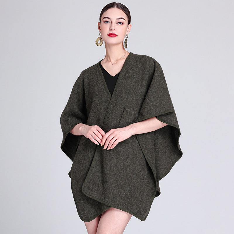 Fashion Shawl Cape Outer Wear