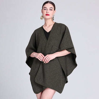 Fashion Shawl Cape Outer Wear