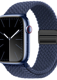 Storm Blue Black Button