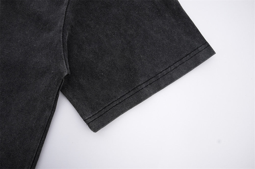 City Landscape Printed Short-sleeved T-shirt Men